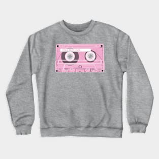 Cassette Tape (Metallic Pink Colorway) Analog / Music T-Shirt Crewneck Sweatshirt